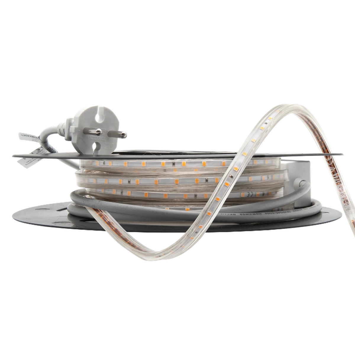 230V LED-Strip 9,2W 3000K IP65 Dimbar M/støpsel - 10 Meter 5 230V LED-Strip 9,2W 3000K IP65 Dimbar M/støpsel - 10 Meter - Bilde 3