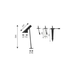 Louis Poulsen AJ Garden Pullert Med Spyd H:50cm - Påbygg 10 Louis Poulsen AJ Garden Pullert Med Spyd H:50cm - Påbygg -Lightup Butikk AJ Garden Pullert med spyd H50cm Pabygg Utebelysning pullert Louis Poulsen LP 5747306839 4