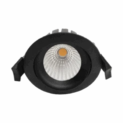 Acrux Adjustable Lavtbyggende Downlight 10W 2700K Dimbar IP54 - Svart