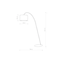 Alice Gulvlampe - Svart/Gullfarget -Lightup Butikk Alice gulvlampe SvartGullfarget Gulvlamper Nowodvorski N 4963 3