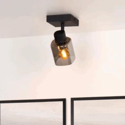 Alion Taklampe - Røykfarget/Svart 9 Alion Taklampe - Røykfarget/Svart -Lightup Butikk Alion Taklampe RoykfargetSvart Taklamper Lucide LC179990130 3