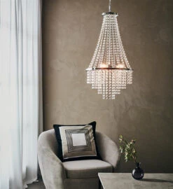 Markslöjd Allington Lysekrone - Krom/klar - Krom / Klar