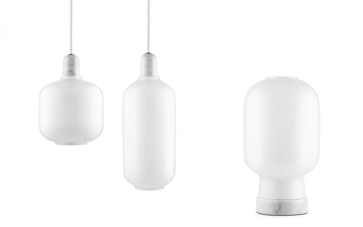 Normann Copenhagen Amp Pendel L - Hvit 5 Normann Copenhagen Amp Pendel L - Hvit - Bilde 3