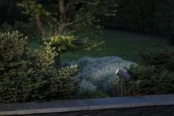 Konstsmide Andria Uplight Spyd High Power 9W IP54 - Antrasitt Grå -Lightup Butikk Andria uplight spyd high power 9W IP54 Antrasitt gra Utebelysning spyd Konstsmide 7860 370 3