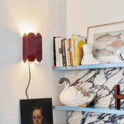 Hay Arcs Vegglampe - Rød