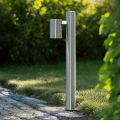 Arne Pullert Utendørs IP44 GU10 50 Cm - Satin Krom