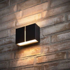 Ask Vegglampe Opp/ned Utendørs 11W 2700K IP65 - Svart -Lightup Butikk Ask vegglampe oppned utendors 11W 2700K IP65 Svart Utebelysning vegg opp og ned LOOM Design LF 807 001 10