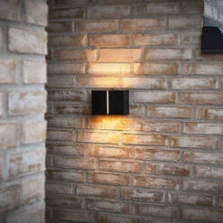 Ask Vegglampe Opp/ned Utendørs 11W 2700K IP65 - Svart -Lightup Butikk Ask vegglampe oppned utendors 11W 2700K IP65 Svart Utebelysning vegg opp og ned LOOM Design LF 807 001 6