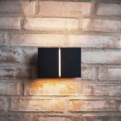 Ask Vegglampe Opp/ned Utendørs 11W 2700K IP65 - Svart -Lightup Butikk Ask vegglampe oppned utendors 11W 2700K IP65 Svart Utebelysning vegg opp og ned LOOM Design LF 807 001 9