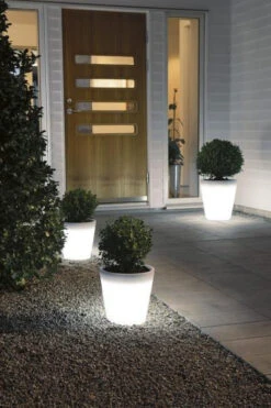 Konstsmide Assisi Blomsterpotte Liten LED Plast Trafo IP44