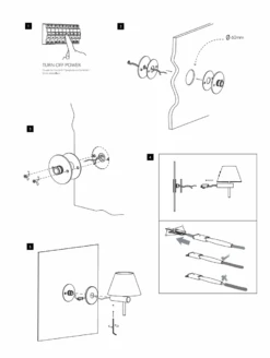 Astro Speil Feste -Lightup Butikk Astro Speil feste Baderomsbelysning vegglamper Astro Lighting Asg 6001003 3