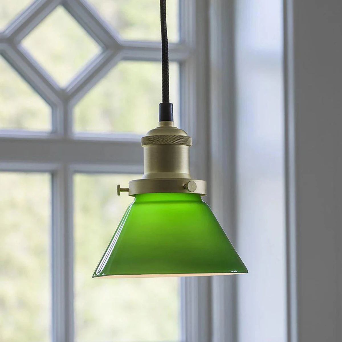 August Takpendel 15 - Messing/Grønn 3 August Takpendel 15 - Messing/Grønn