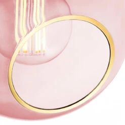 Ballroom Molecule Taklampe - Messing Base/rosa Glass 13 Ballroom Molecule Taklampe - Messing Base/rosa Glass -Lightup Butikk Ballroom Molecule taklampe messing baserosa glass Takpendler Design by Us Des 22721 6