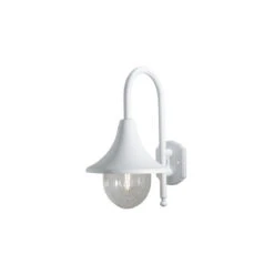 Konstsmide Bari Vegglampe Ned - Hvit