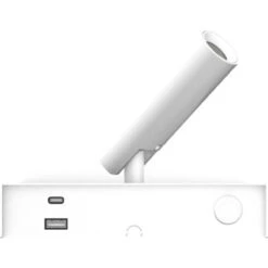Bedside Vegglampe 3W 2700 Kelvin Med Trådløs Hurtig Lader Og USB A Og C -Lightup Butikk Bedside vegglampe 3W 2700 Kelvin med tradlos hurtig lader og USB A og C Vegglamper Aneta Lighting AP 3102579 3