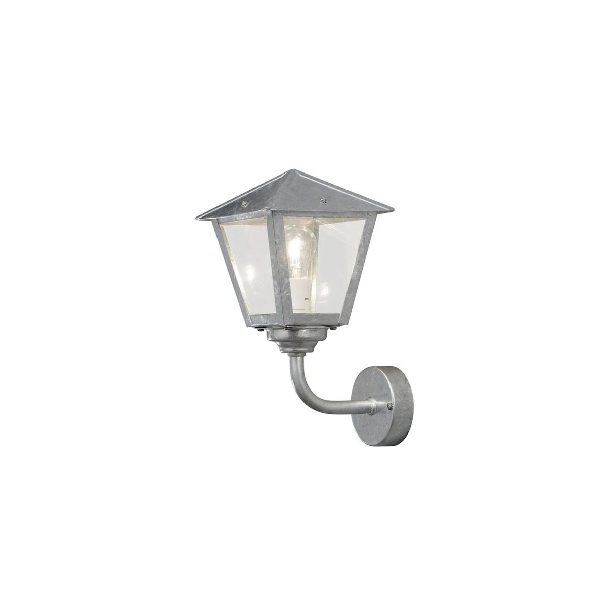 Konstsmide Benu Vegglampe Opp - Galvanisert 3 Konstsmide Benu Vegglampe Opp - Galvanisert