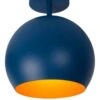 Bink Taklampe 25 Cm - Blå -Lightup Butikk Bink taklampe 25 cm Bla Taklamper Lucide LC451500135 1