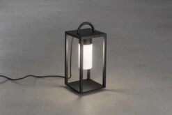 Konstsmide Bologna Lanterne 45,5 Cm - Svart/Opalhvit -Lightup Butikk Bologna lanterne 455 cm SvartOpalhvit Utebelysning Hagebelysning Konstsmide 7530 750 4