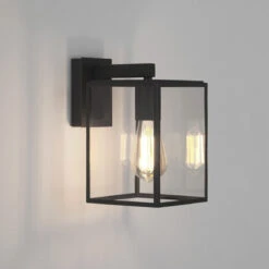 Box Lantern 270 Vegglampe Utendørs - Svart