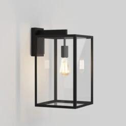 Box Lantern 450 Vegglampe Utendørs - Svart