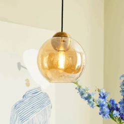 Bubbles Takpendel 24 Cm - Amber