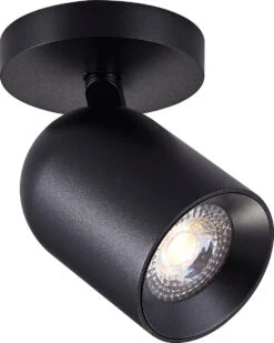 Bullet K1 Tak/veggspot GU10 - Svart