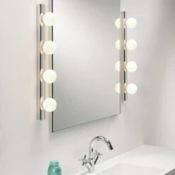 Cabaret 4 Vegglampe For Baderom IP44 - Polert Krom -Lightup Butikk Cabaret 4 vegglampe for baderom IP44 Polert krom Baderomsbelysning vegglamper Astro Lighting Asg 1087009 3