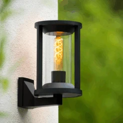 Cadix Utendørs Vegglampe - Svart