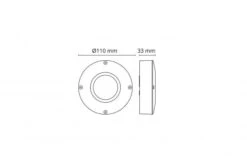 Callisto 4W LED Spot, Grafitt -Lightup Butikk Callisto 4W LED spot grafitt Downlight lavtbyggende Sg Armaturen As 3100129 3