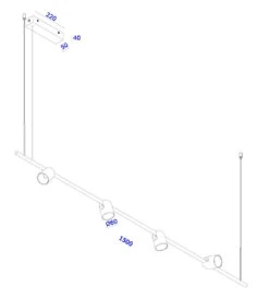 Calvi K4 Takpendel 27W 2700 Kelvin - Dimbar -Lightup Butikk Calvi K4 takpendel 27W 2700 Kelvin Dimbar Takpendler NorDesign 486032246 3