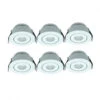 Capella Flex 6x3W T-097 Mini LED-downlight Sett Hvit