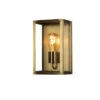 Konstsmide Carpi Vegglampe Utendørs IP44 - Messing -Lightup Butikk Carpi vegglampe utendors IP44 Messing Utebelysning vegg veggskjold Konstsmide 7347 800 1
