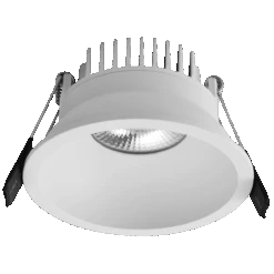 Ceto Mini Fixed Lavtbyggende Downlight 7W 2700K Dimbar IP44 - Hvit