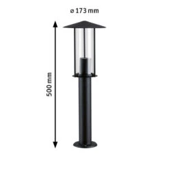 Paulmann Classic Pullert Utendørs IP44 4,3W 2200 Kelvin 50 Cm -Lightup Butikk Classic pullert utendors IP44 43W 2200 Kelvin 50 cm Utebelysning pullert Paulmann Pl 94737 4