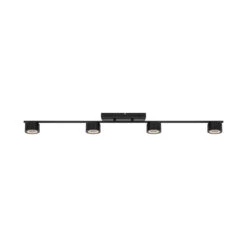 Nordlux Clyde Spotskinne Med 4 Lys 3 Step Dim 2700K - Svart -Lightup Butikk Clyde spotskinne med 4 lys 3 step dim 2700K Svart Taklamper Nordlux 2213530103 3