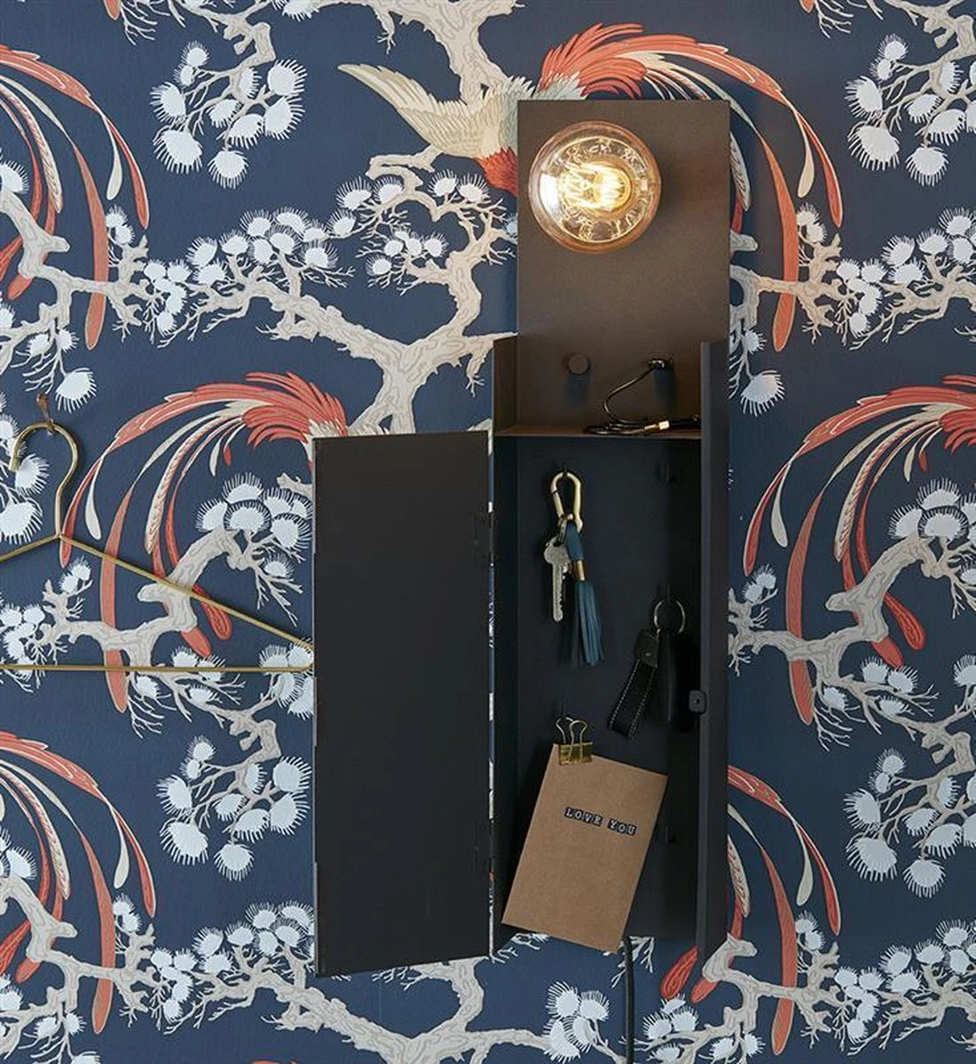 Markslöjd Combo Vegglampe/nøkkelskap - Svart - Svart 6 Markslöjd Combo Vegglampe/nøkkelskap - Svart - Svart - Bilde 4