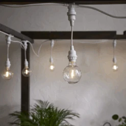 Star Trading Connecta Lampeholder Nedheng 5 Pakning - Hvit -Lightup Butikk Connecta lampeholder nedheng 5 pakning Hvit Connecta Star Trading 418 56 5