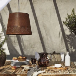 Corta Lampeskjerm Utendørs - Rustfarget