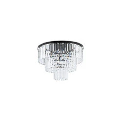 Cristal Taklampe M - Svart