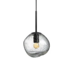 Crystal Stone Ø25- Klar M/Soda / Svart