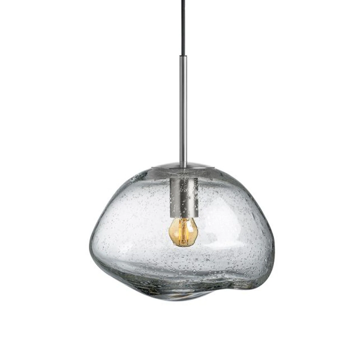 Crystal Stone Ø30 - Klar M/Soda / Stål 3 Crystal Stone Ø30 - Klar M/Soda / Stål