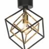 Cubes Taklampe - Svart/messing -Lightup Butikk Cubes taklampe Svartmessing Taklamper Aneta Lighting 16968 24 1