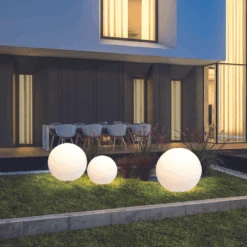Cumulus Dekorasjonsball Small Utendørs IP44 E27 - Hvit -Lightup Butikk Cumulus dekorasjonsball small utendors IP44 E27 Hvit Utebelysning Hagebelysning Nowodvorski N 6976 3