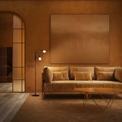 Herstal Cut Dobbel Gulvlampe - Svart/Hvit -Lightup Butikk Cut dobbel gulvlampe SvartHvit Gulvlamper Herstal HB14067220107 3