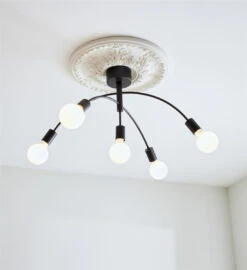 Markslöjd Cygnus Taklampe 5L - Svart - Svart