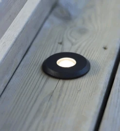 Markslöjd Decklight 3W - Garden 24 - Svart -Lightup Butikk Decklight 3W Garden 24 Svart Utebelysning Garden 24 Markslojd Mrk 107285 3