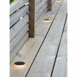 Markslöjd Decklight 3w 60mm - Garden 24 - Svart -Lightup Butikk Decklight 3w 60mm Garden 24 Svart Utebelysning Garden 24 Markslojd Mrk 106935 3