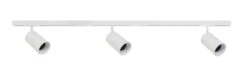 Designline Tube Pro Komplett 1,9 Meter Spotskinne Med 3 Spotter GU10 - Hvit