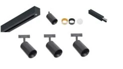 Designline Tube Pro Komplett 1.9 Meter Spotskinne Med 3 Spotter GU10 - Svart -Lightup Butikk Designline Tube Pro komplett 1 9 meter spotskinne med 3 spotter GU10 Svart Spotskinner 230V Antidark 3 311 20 24 311 01 22 312 01 23 3