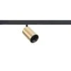 Designline Tube Pro Komplett 1.9 Meter Spotskinne Med 3 Spotter GU10 - Svart/Messing